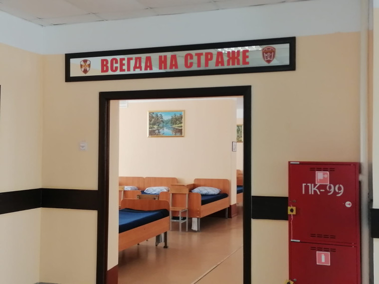 Кадеты посетили учебный центр ВВ МВД РФ.